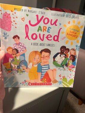 Scholastic You Are Loved Picture Book - Pink, Yellow, Blue, Green
